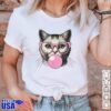 Cute Cat Shirt for Women Funny Cat Lovers T Shirt 3
