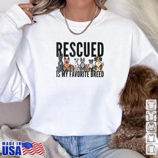 Dog Lovers T Shirt for Women Men Kids Rescue Dog Shirt 2