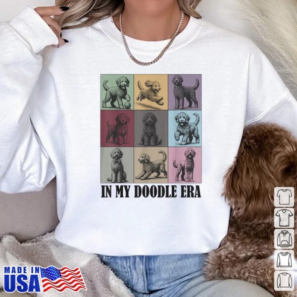 funny Dog Lovers Quote In My Golden Doodle Era Cool Women T Shirt 2